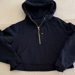 Woman’s Navy Half-Zip Lululemon Hoodie
